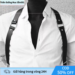 Đai Vai Da Nam Bản To – Dây Nịt Thời Trang Phong Cách Hipster Cá Tính, Cực Ngầu