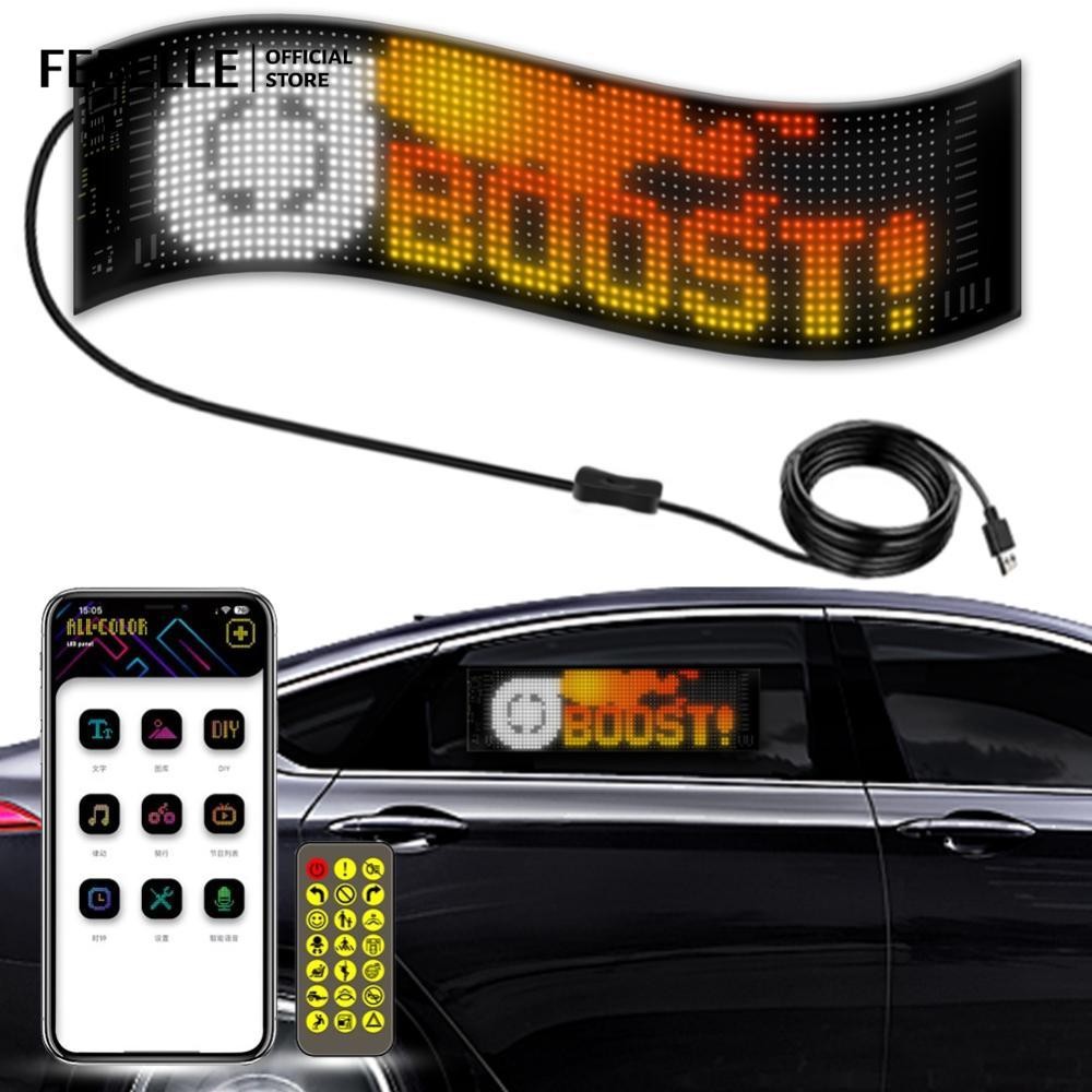 Đèn LED ô tô Pixel Panel Light APP Điều khiển từ xa Ánh sáng có thể gập ...