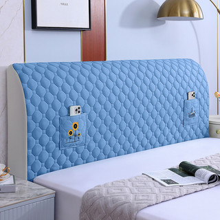☀ Bao gồm tất cả Vỏ bọc đầu giường dày Vỏ mềm hiện đại đơn giản Vỏ bọc đầu giường Phong cách châu Âu Vỏ bọc lưng giường bằng da cong Vỏ chống bụi PYEU