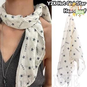 Khăn choàng kiểu Pháp - Thời trang, Phong cách Y2K, Đa năng - Băng đô họa tiết ngôi sao - dành cho nữ Bé gái Trang phục hàng ngày - Phụ kiện trang trí quần áo - Khăn quàng tóc