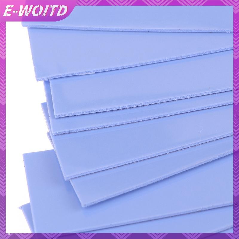 E-woitd 10 Miếng Lót Nhiệt M.2 Với Độ Dẫn Nhiệt 6.0 W / mk GPU Silicon Có Thể Tái Sử Dụng Tản Nhiệt Tấm Làm Mát Dẫn Điện HNVN