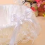 Giỏ đan cầm tay YICA, Giỏ hoa cưới 3 kích cỡ dệt bằng tre, Giỏ hoa ren trắng chất lượng cao