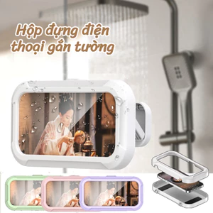 Hộp đựng điện thoại gắn tường chống nước,Hộp treo điện thoại dùng trong nhà tắm,Xoay 360 độ cảm ứng dễ dàng