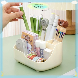 Hộp đựng cọ trang điểm đa chức năng dung tích lớn 5 lưới bằng nhựa chất lượng cao Hộp đựng máy tính để bàn
