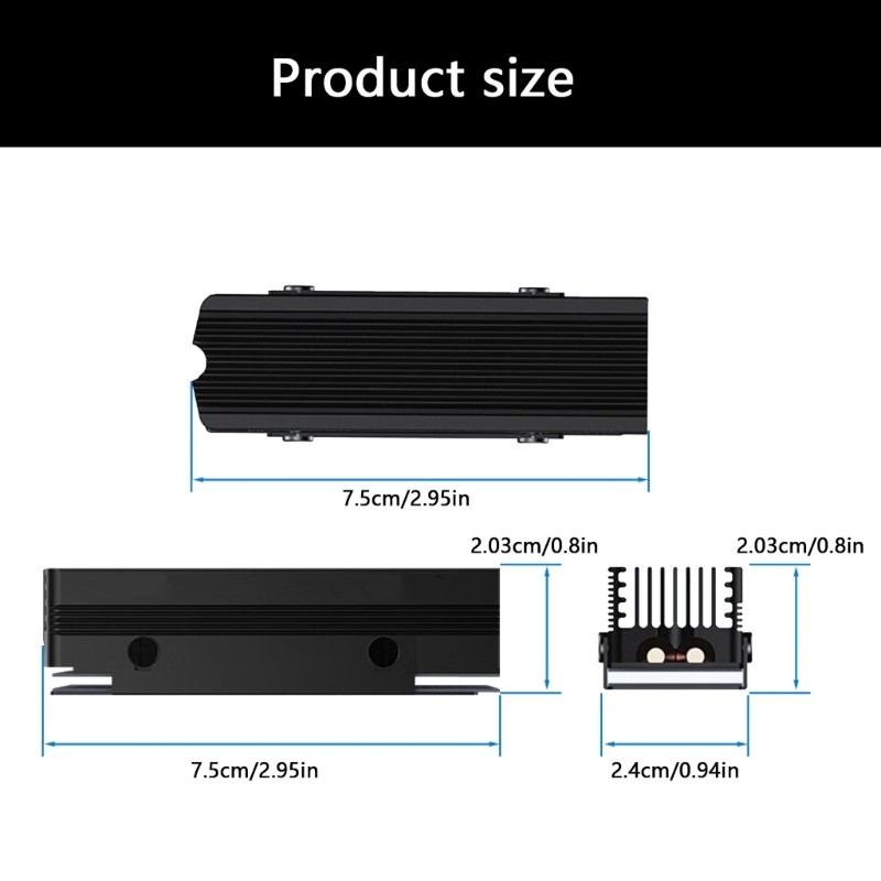 Moon M 2 2280 SSD Tản Nhiệt Kim Loại 2280 NVME CPU Thay Thế