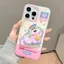 Ốp Điện Thoại Xoay Mèo Dễ Thương Cho iPhone 17 Pro Max 16 Plus 15 14 13 12 11 Vỏ Bảo Vệ Chống Sốc