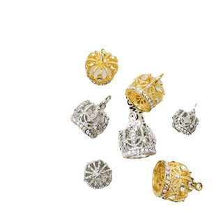 Phụ kiện thủ công 3D Zirconium cho dây chuyền, mặt dây chuyền, mũ đội đầu, chất liệu tự làm