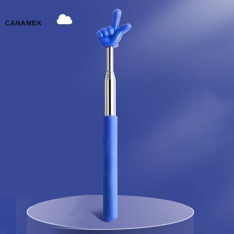 Canamek Con trỏ giáo viên có thể thu vào Thiết kế ngón tay Thép không gỉ Kính thiên văn Trường dạy Con trỏ Dính Đồ dùng giáo viên cho lớp học CSF