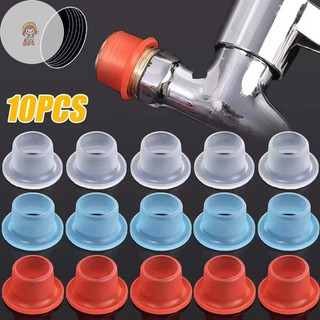Twe 10 Chiếc Vòi Đa Năng Chống Rò Rỉ Niêm Phong Đệm Ống Silicon Cắm Ống Ren Ngăn Ngừa Nhỏ Giọt Rò Rỉ Cắm VN