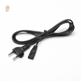 TWE Chất Lượng Cao 0.6m EU Dây Nối Dài Cáp Nguồn 8 Euro Cắm Cáp AC Cho Màn Hình Tivi Nguồn Điện VN
