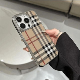 Ốp Điện Thoại Thích Hợp Cho iPhone Kẻ Sọc Hợp Thời Trang Thích Hợp Cho iPhone1514 Vỏ Điện Thoại 13promax Phong Cách Mạ Điện 12 Cao Cấp / 7 / 8 Vỏ Bảo Vệ Phong Cách Mới 3G64