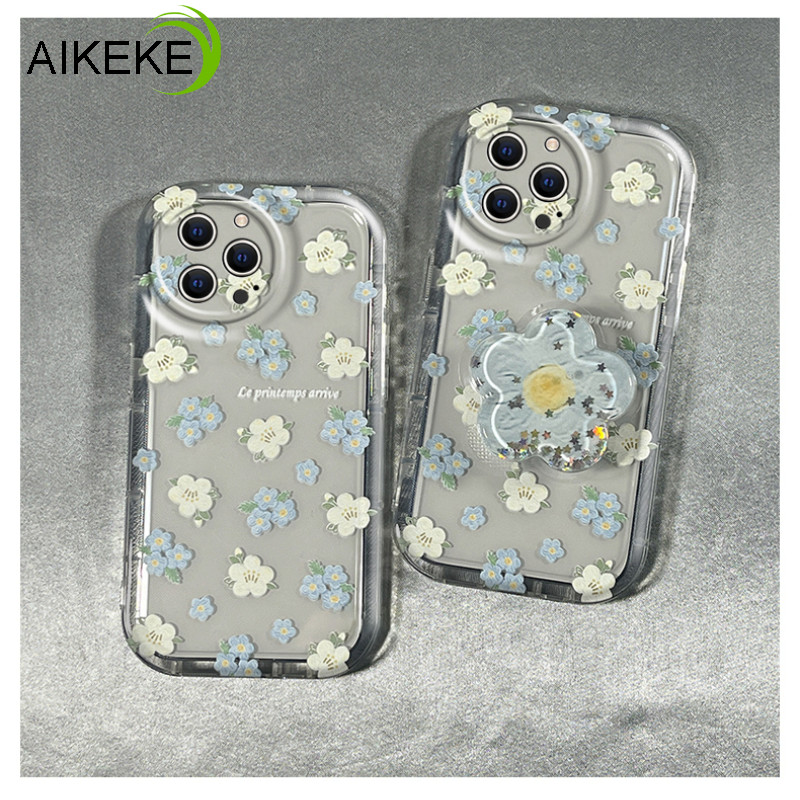 Tương thích với Honor 200 100 90 80 70 60 Pro Honor 90 80 GT 60 SE Magic 6 5 Pro 6 5 4 Lite 3 Ốp Điện Thoại Mềm Trong Suốt Phong Cách Hàn Quốc Giá Đỡ Có Vỏ AirBag