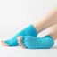 DELMER Tất Tập Yoga Nữ, Tất Pilates Chống Trơn Trượt Ngắn, Hàng Dệt Kim Mắt Cá Chân Thời Trang Mở Ngón Tay Chia Ngón Chân Ống Tất Thể Dục