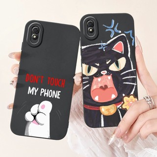 Vỏ bảo vệ ống kính thể thao Xiaomi Redmi 9A 9AT 9i Redmi9A Redmi9i Vỏ điện thoại silicon mềm hoạt hình gấu trúc dễ thương
