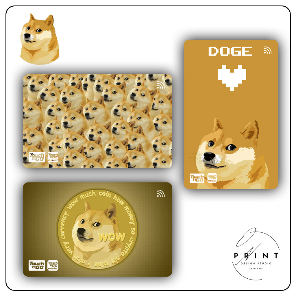 [Doge Memes] Sticker Card, skin ATM | Miếng Dán Thẻ ATM, Thẻ Chung Cư ...