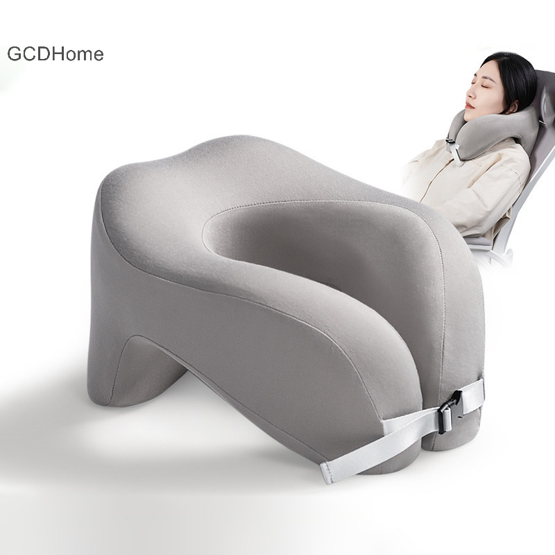 Gcdhome Cổ Xốp Du Lịch Hình Chữ U Nguyên Chất Cho Máy Bay Văn Phòng Phòng Ngủ Cổ Tử Cung Chuyến Bay Ngủ Cổ Hỗ Trợ HOT