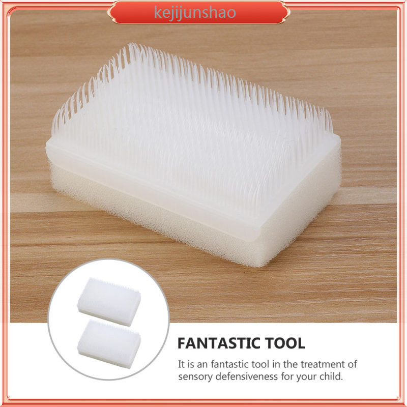2 Chiếc Nối Tự Kỷ Bàn Chải Spong Phẫu Thuật Chà Tay Nghề Nghiệp Cảm Giác Đi Tắm Bọt Biển Bassinets Phòng Thủ Cho Bé
