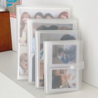 HEARTHLY 1 Cái Album Ảnh, Thu Thập Sách 80 / 160 Khe Đựng Thẻ Hình Ảnh, Sáng Tạo PVC Trong Suốt 3 / 4 / 5 / 6 / 7 Inch Photocard Chủ Thần Tượng Ngôi Sao