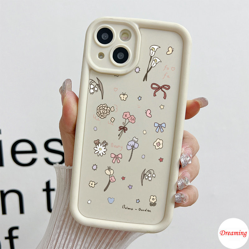 Ốp Lưng Cho OPPO Reno 12 11 10 8 7 6 5 4 3 A7 A5S A5 A9 A3S A12E F11 Pro F9 F7 A83 A98 A94 A93 A79 A78 Thiết Kế Mắt Thiên Thần Chống Rơi Họa Tiết Sáng Tạo Hoa Nhỏ