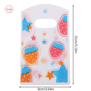 Diễu Hành 50 Cái / lốc Nhiều Thiết Kế Túi Nhựa Nhỏ 9x15cm Boutique Túi Quà Có Tay Cầm Ch Bông Tai Trang Sức Bao Bì Túi VN