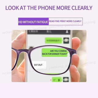 + 100 ~ + 400 Kính Đọc Sách Thời Trang Cho Nữ Kính Hình Chữ Nhật Cho Lão Thị Kính Mắt Đọc Sách Kính Mắt Có Lớp