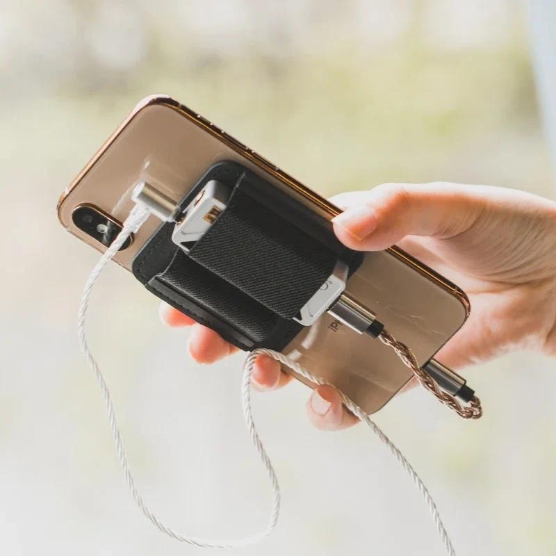 Shanling USB Dongles DAC AMP Túi có dây thun từ tính cho UA4 UA3 UA2 UA1 với điện thoại Android