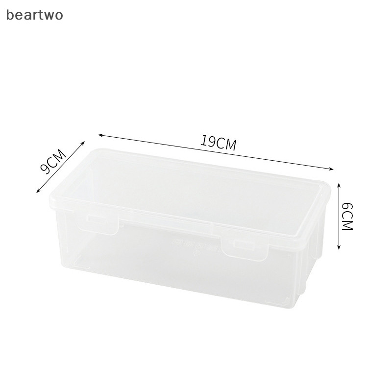 < Beartwo > 1 / 2 Chiếc Di Động Đơn Giản Bằng Nhựa Trong Suốt Hộp Đựng Bút Chì Văn Phòng Phẩm Sinh Viên Hộp Đựng Đồ Dùng Học Tập Cho Trẻ Em Giáo Viên Đẹp