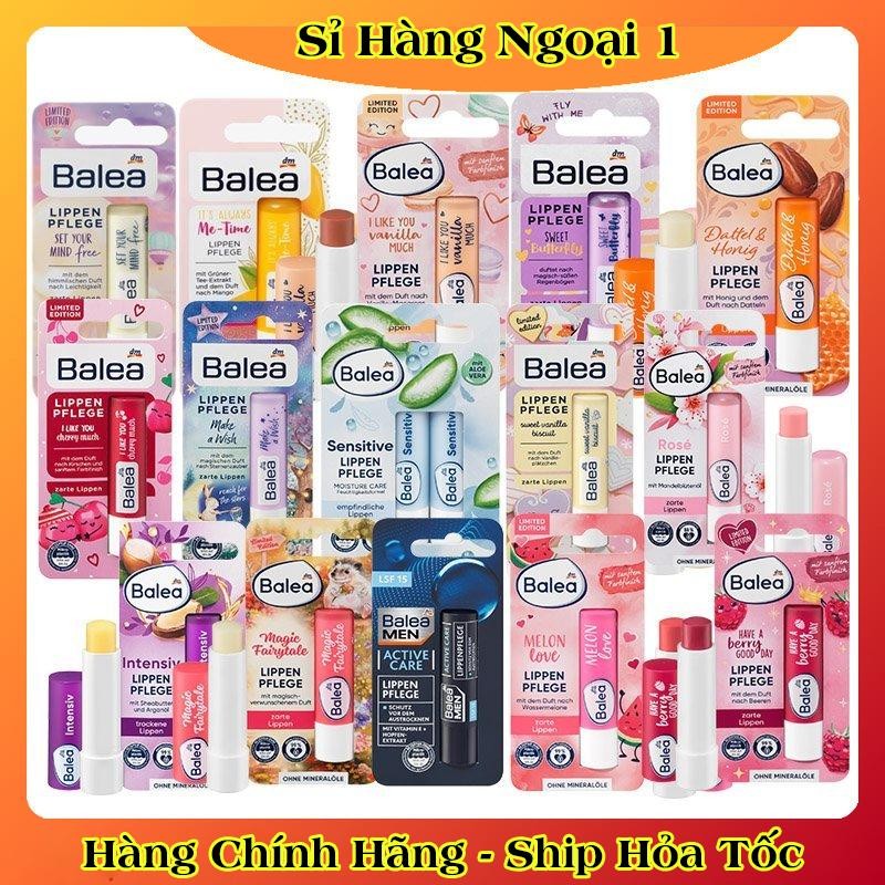 [Hàng nội địa Đức] Son dưỡng môi Balea Đức giúp môi mềm mịn, đỡ khô nứt nẻ