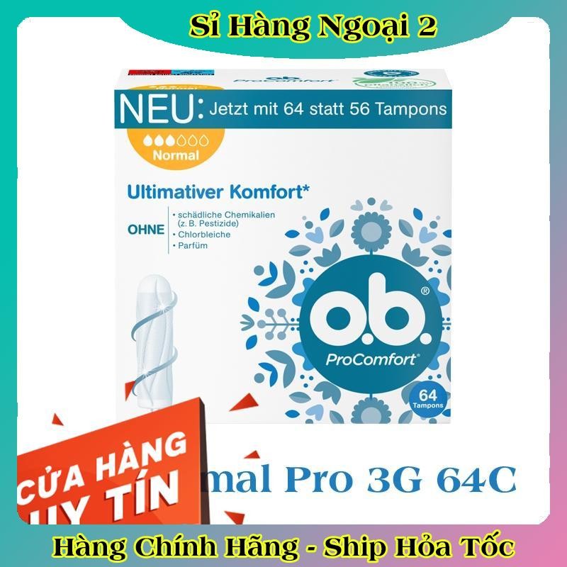 Băng vệ sinh Tampon Ob Đức - Date mới đủ Bill