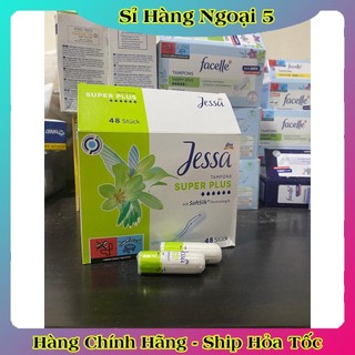 (Tách lẻ có Che Tên)Tampon Jessa / Facelle/Ob nội địa Đức đủ size của Đức - Băng vệ sinh dạng nút -Date mới nhất Đủ Bill