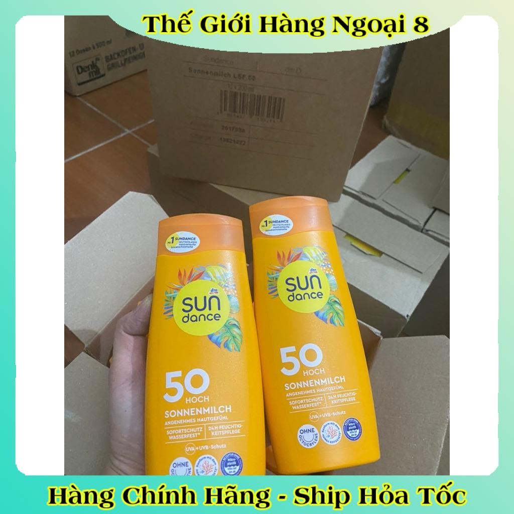 [MẪU MỚI] Kem chống nắng Sundance đi biển, đi bơi chống nước tốt cho mặt và body của Đức