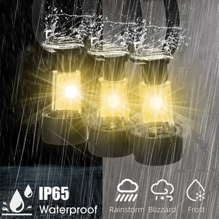 Đèn sân vườn năng lượng mặt trời Chống nước ngoài trời 8-10H Tự động bật, 2 chế độ ánh sáng Chất liệu PP trắng / ấm áp, bền bỉ với IP65 Chống thời tiết cho sân / lối đi