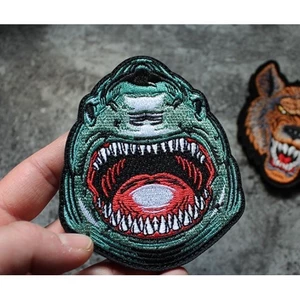 Patch_miếng dán velcro cá mập retro