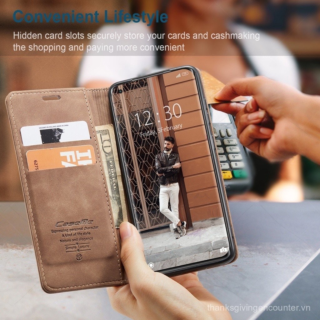 Bao da dạng ví cổ điển cho Redmi Note 13 Pro Plus note13 4G 5g 2023 Bao điện thoại sang trọng bao Đựng Thẻ Ví lật redminote13 rn5o