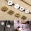 20 / 5 Bộ Nút Chụp Nam Châm - Nút Nam Châm 5 Màu - Khóa Hấp Phụ Mini - Nút Chụp Chốt Đóng - Dây Buộc Túi Quần Áo Dây - Dành Cho Túi Ví DIY Túi Xách Quần Áo