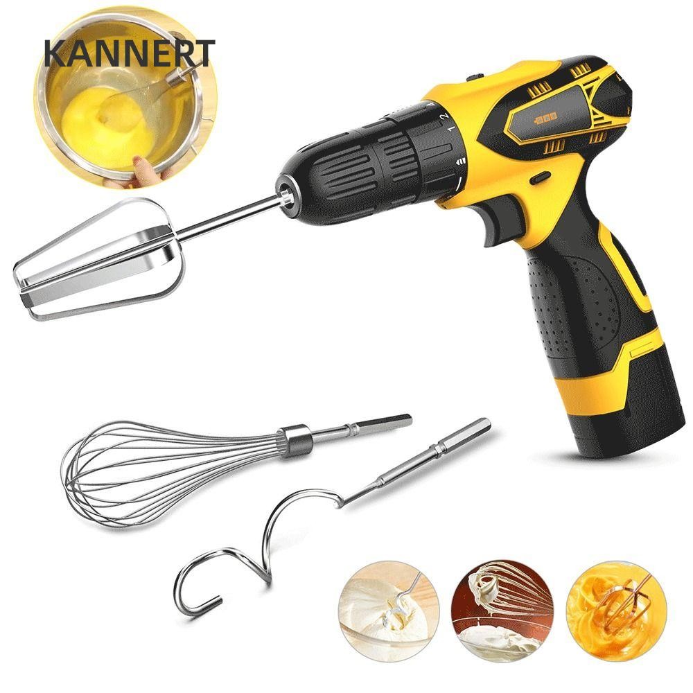KANNERT Máy đánh trứng Máy trộn kem đa năng bằng thép không gỉ