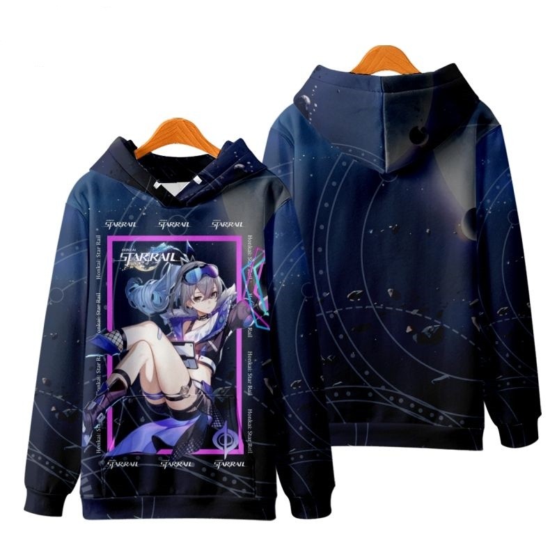 Honkai Star Rail Áo Khoác Bạc Sói Cosplay 3D, Phù Hợp Mọi Kích Cỡ