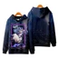 SY3 Honkai Star Rail Bạc Sói Áo Khoác Anime Áo Unisex Dài Tay Top Cosplay 3D Chui Đầu Plus Kích Thước YS3