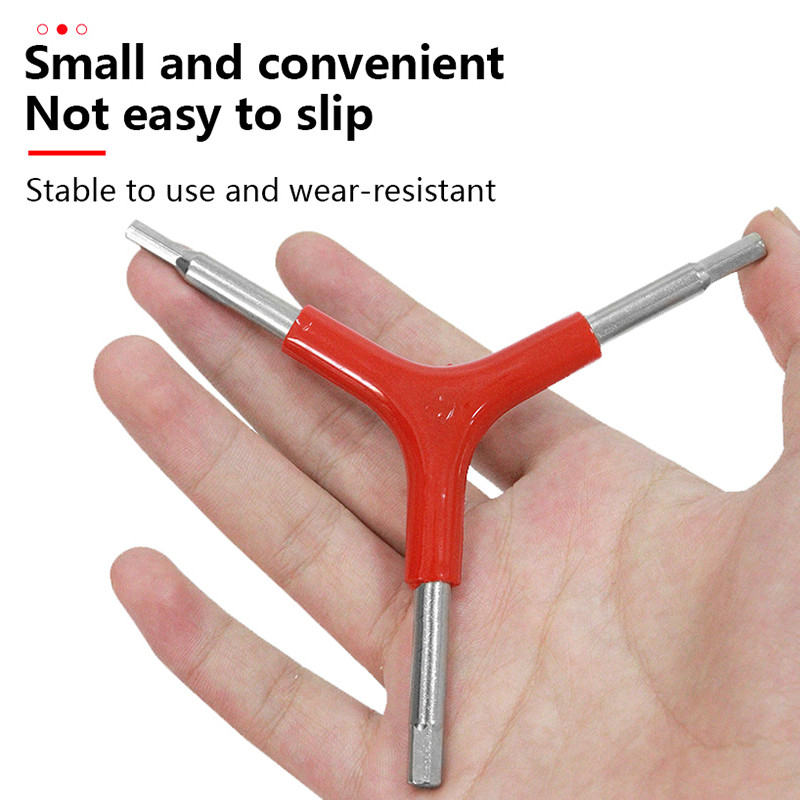 Cờ lê lục giác hình chữ Y TMOY 3 chiều 4 / 5 / 6mm để bảo trì dễ dàng TCS