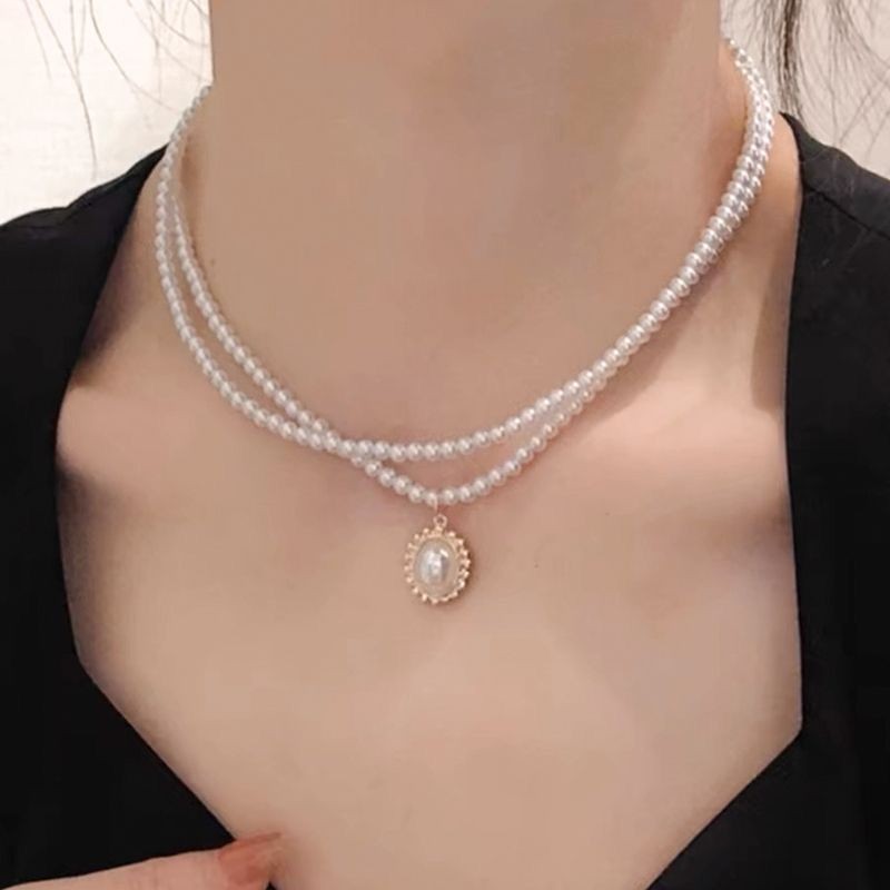 Vòng cổ ngọc trai phong cách Hàn Quốc, thời trang cao cấp dành cho nữ