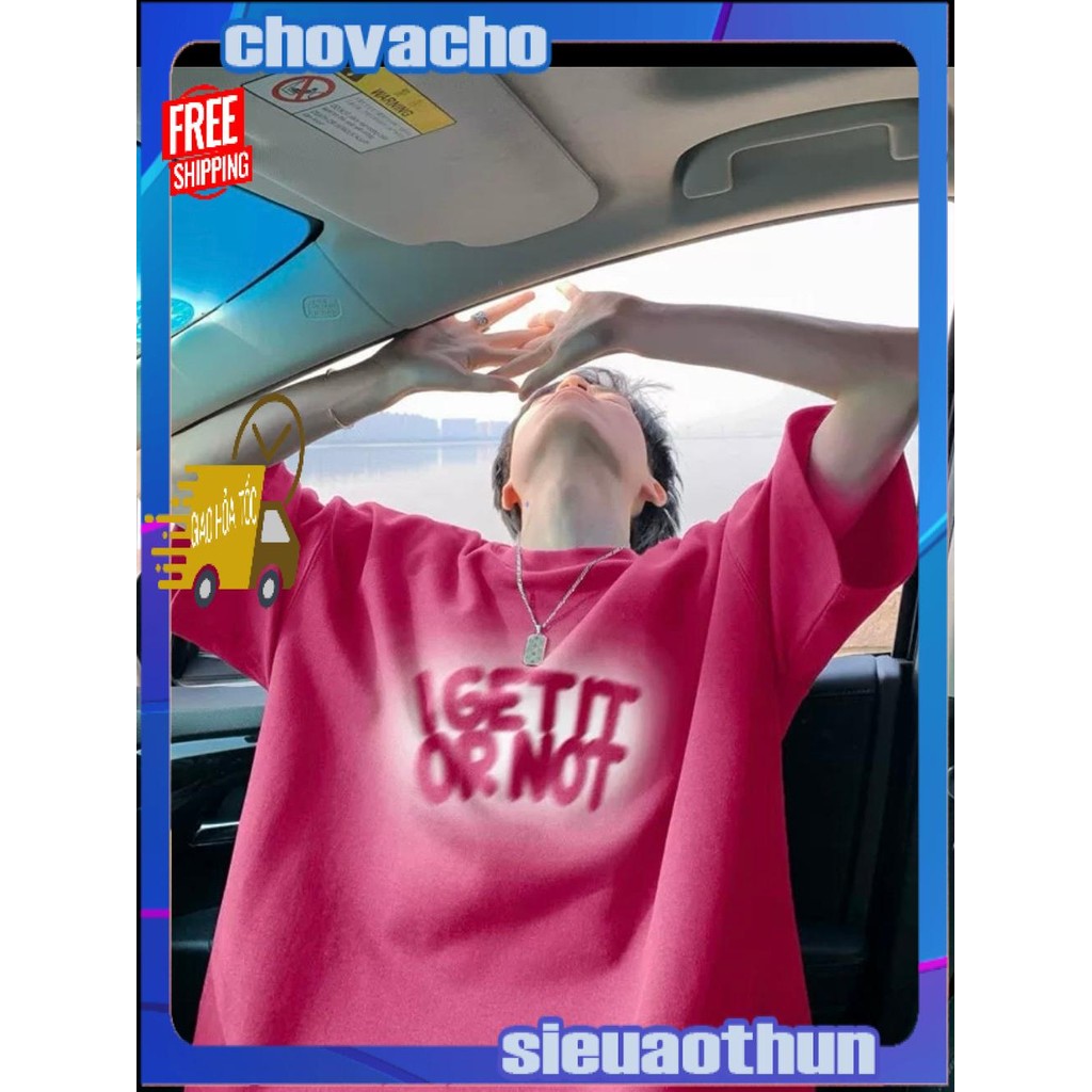 Áo thun Stee Cổ tròn SPAINT I GET IT OR NOT Localbrand ICVCVNI Unisex