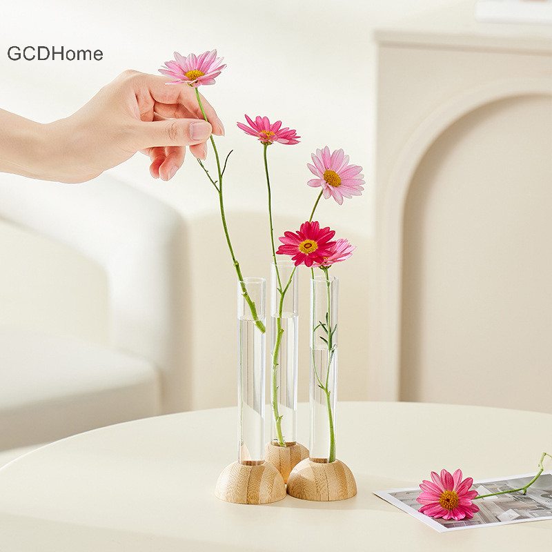 Gcdhome Sáng Tạo Phong Cách Bắc Âu Tròn Thủy Tinh Pha Lê Bình Tròn Trong Nghệ Thuật Hoa Sen Xanh Đồ Trang Trí Bình Thủy Tinh Để Bàn Trang Trí HOT