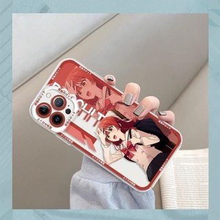 Anime Bocchi The Rock Gotoh Hitori Yamada Ryo Ốp Lưng Cho Iphone 15 Pro Max 11 12 13 14 Pro Max Vỏ Mềm Dễ Thương Trong Suốt Silicon Vuông Chống Sốc Mắt Thiên Thần Trong Suốt