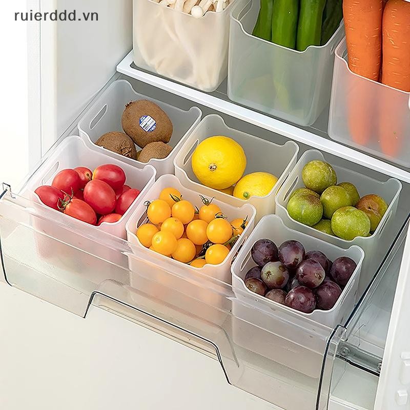 # Mới # 1 Hộp Bảo Quản Tủ Lạnh Thực Phẩm Tươi Tổ Chức Bảo Quản Lạnh Sắc Nét Trái Cây Gia Vị Hộp Đựng Thực Phẩm Hộp Bếp.