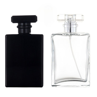 100ML Dung Tích Lớn Rỗng Chai Nước Hoa Có Thể Đổ Lại Thủy Tinh Fine Mist Xịt Chai Nước Hoa Atomizer Đen