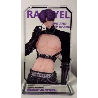Tình Yêu Và Không Gian Sâu Đứng Anime Móc Khóa Zayne Rafayel Xavier Móc Chìa Khóa Nữ Thời Trang Hình Mẫu Tấm Chìa Khóa Acrylic Quà Tặng