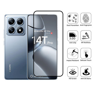 14t Pro 5G 2 Chiếc Kính Cường Lực Bảo Vệ Màn Hình Cho Xiaomi 14 14T 13T Redmi 14C 13C 12 Pro 4G 5G 9D Kính Bảo Vệ Phim
