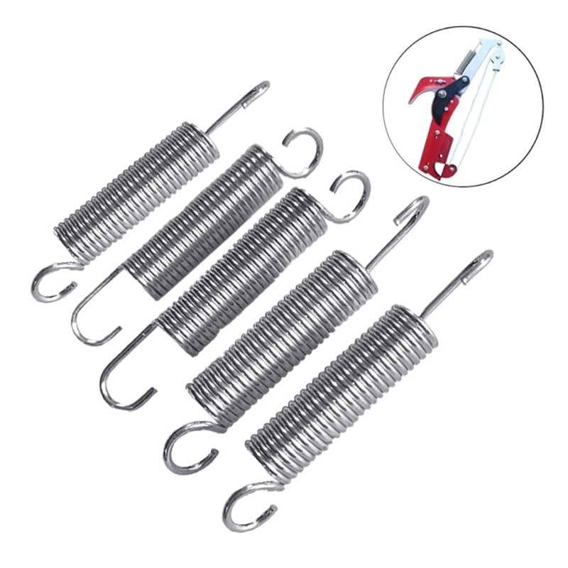 ELEGA 5 Chiếc Thép Lò Xo Cắt Cao Kéo Trên Không Cắt Cây Pruner Cây Lò Xo Cắt Tỉa Thay Thế Lò Xo Cho Pruners