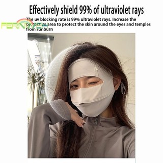 [Fernweh] Mặt nạ mùa hè Phần mỏng Mặt nạ chống nắng toàn mặt Uv Thời trang ngoài trời Mặt nạ lụa băng thoáng khí Mặt Kini [MỚI]