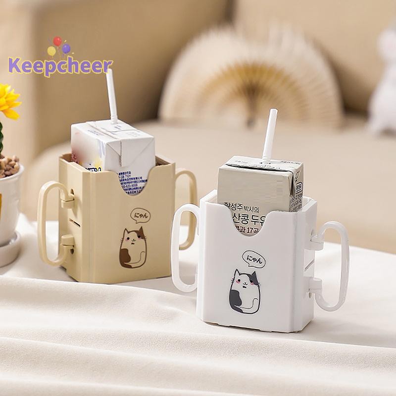 [Keepcheer] 1 Cốc Bình Sữa Có Thể Điều Chỉnh An Toàn Bằng Nhựa Cho Bé Tập Đi Hộp Nước Uống [Mới]